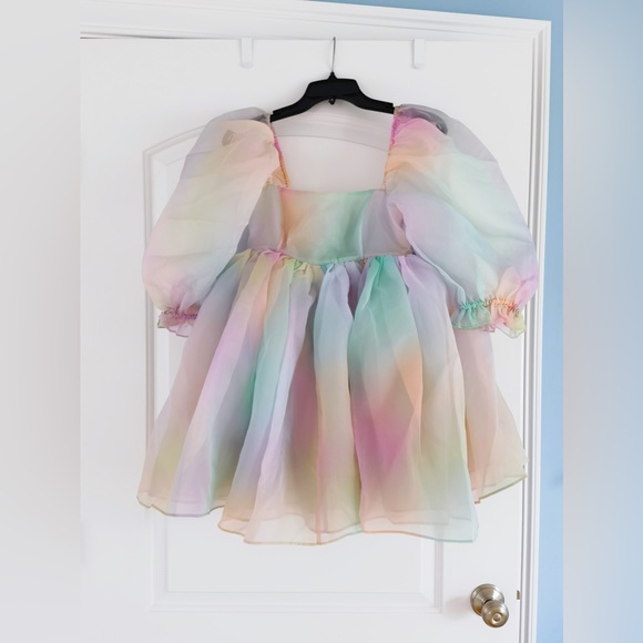 NWT Selkie puff dress. Size S - Picture 4 of 16